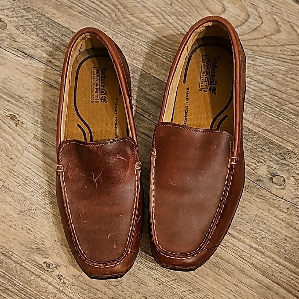 Timberland Men's Rich Brown Slip-On Loafers